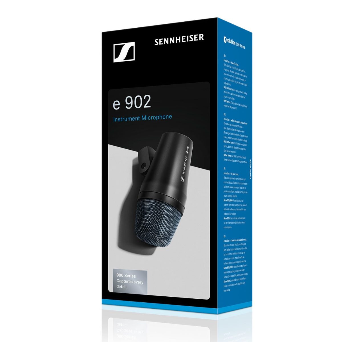 Sennheiser E902 - Kick Drums, Bass Guitar Microphone box