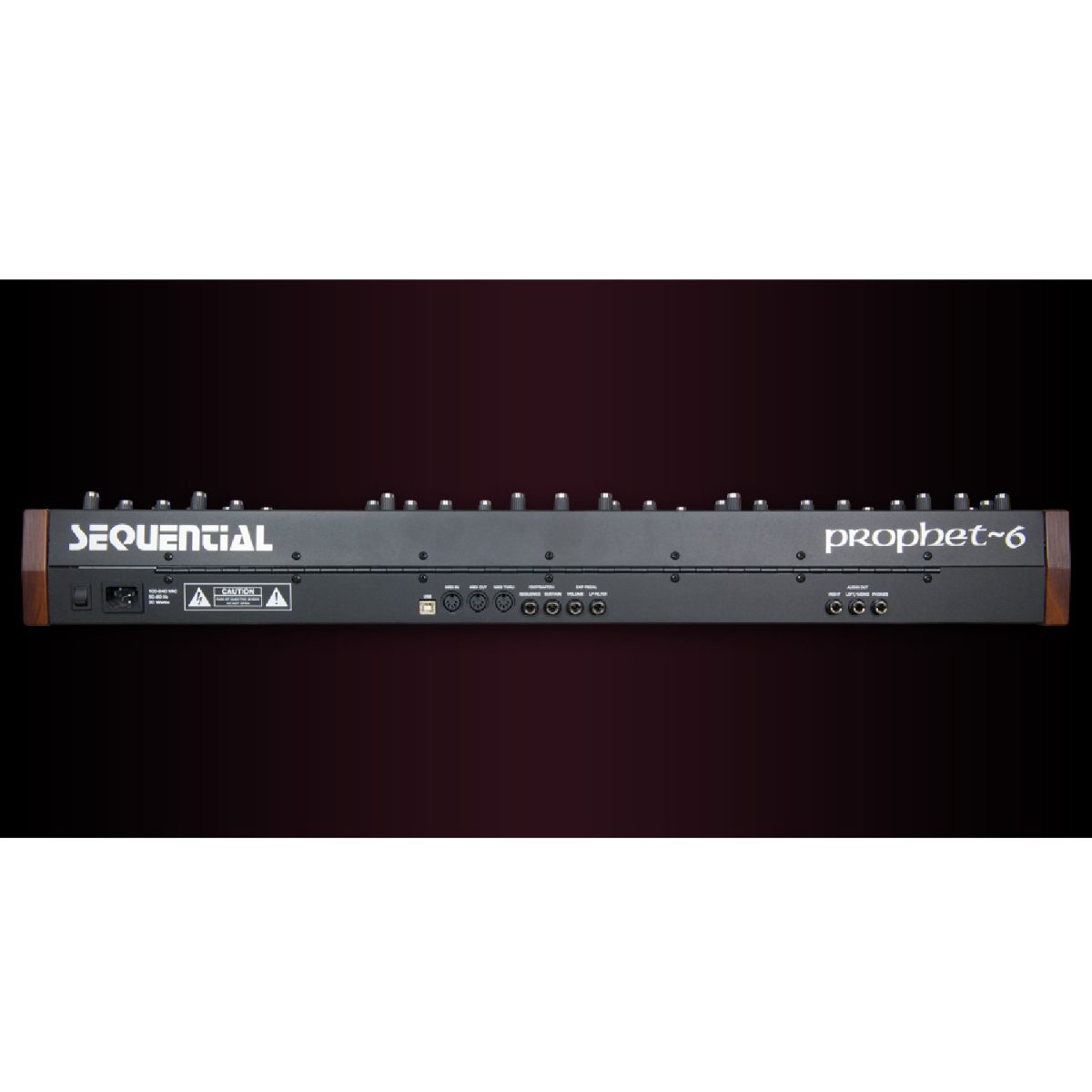 Sequential - Prophet-6 - 6-Voice Polyphonic Analog Synthesizer Back