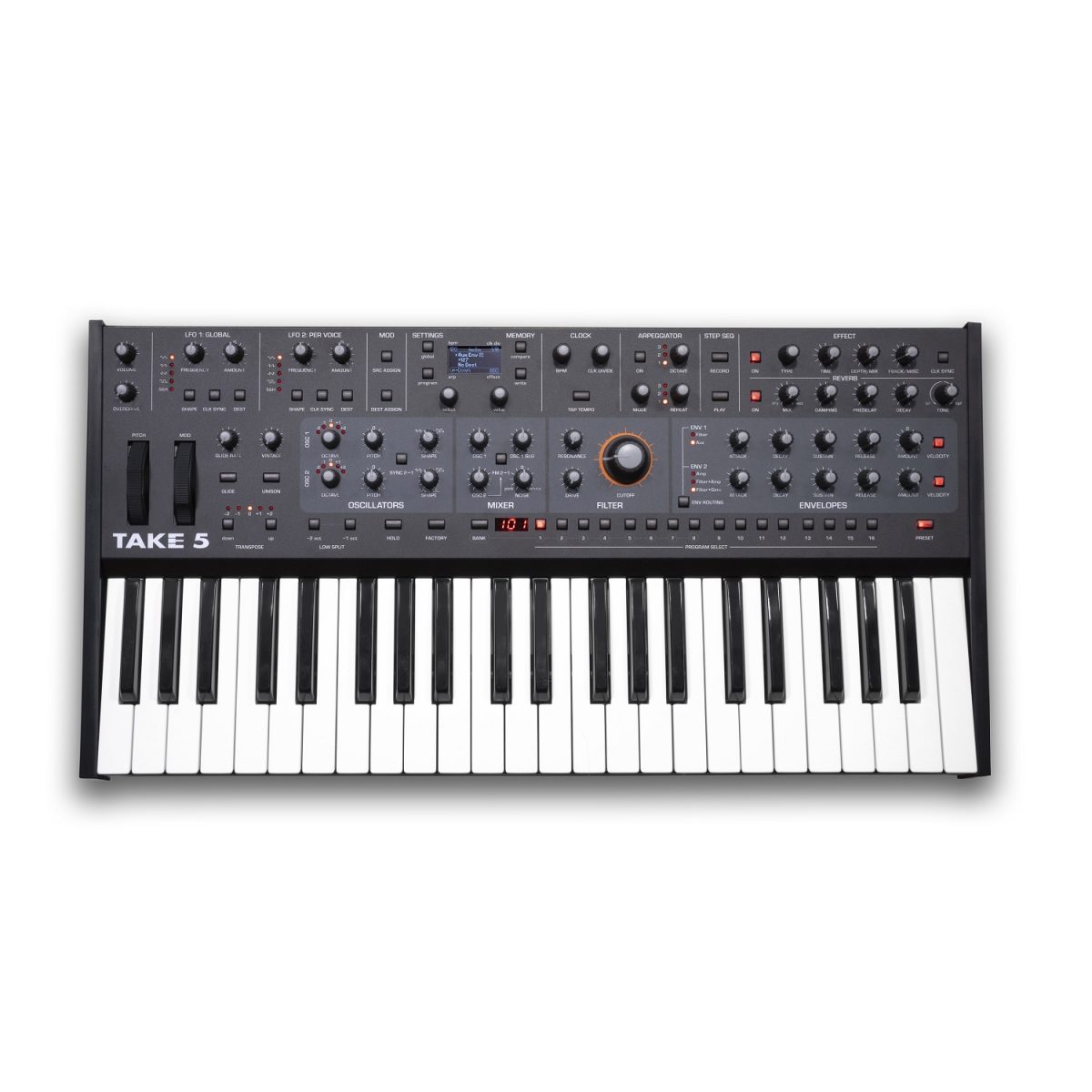 Sequential - Take 5 Compact Poly Synth - Portable and Powerful 5-voice Poly Synth Top