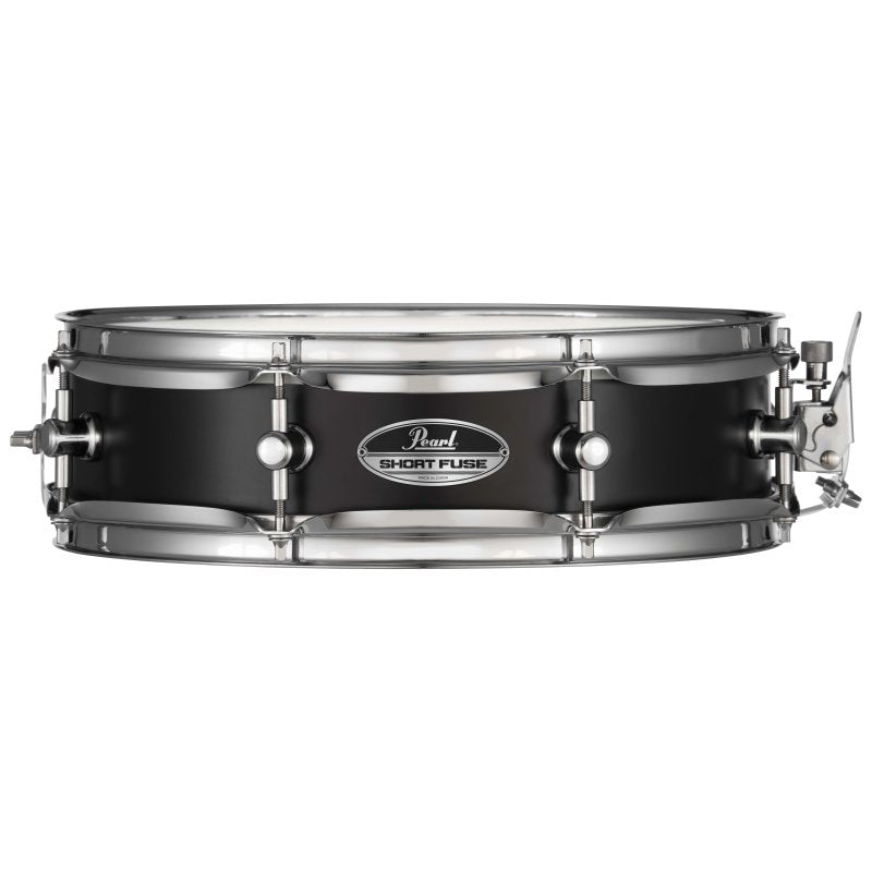 Pearl - 13" x 3.5" Short Fuse Piccolo Snare Drum, Black Steel #SFS1335B