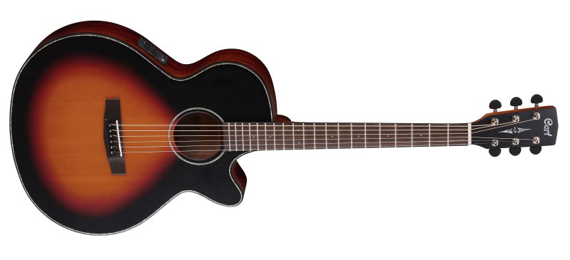 Cort - 3 Tone Satin Sunburst Acoustic Guitar #SFXE-3TSS
