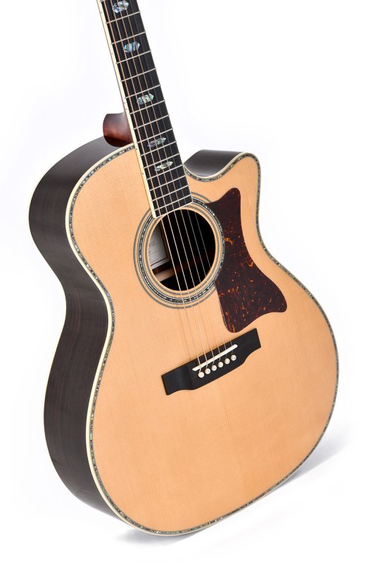 Sigma - Grand OM Acoustic / Electric Guitar With Softshell Case, Natural Gloss #SGRC-41E