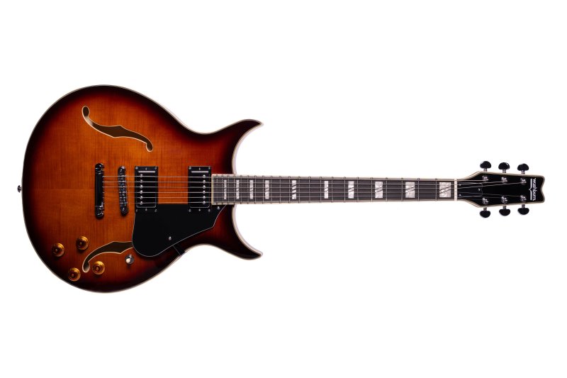 Washburn - Semi-Hollow Electric Guitar, Tobacco Burst #SH35TS