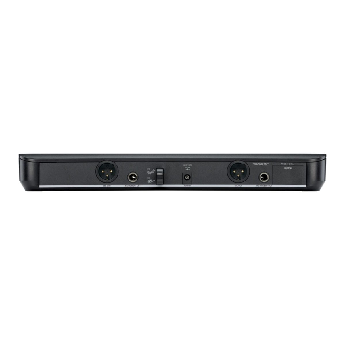 Shure - BLX288/PG58 Wireless Dual Vocal System BLX88 Back