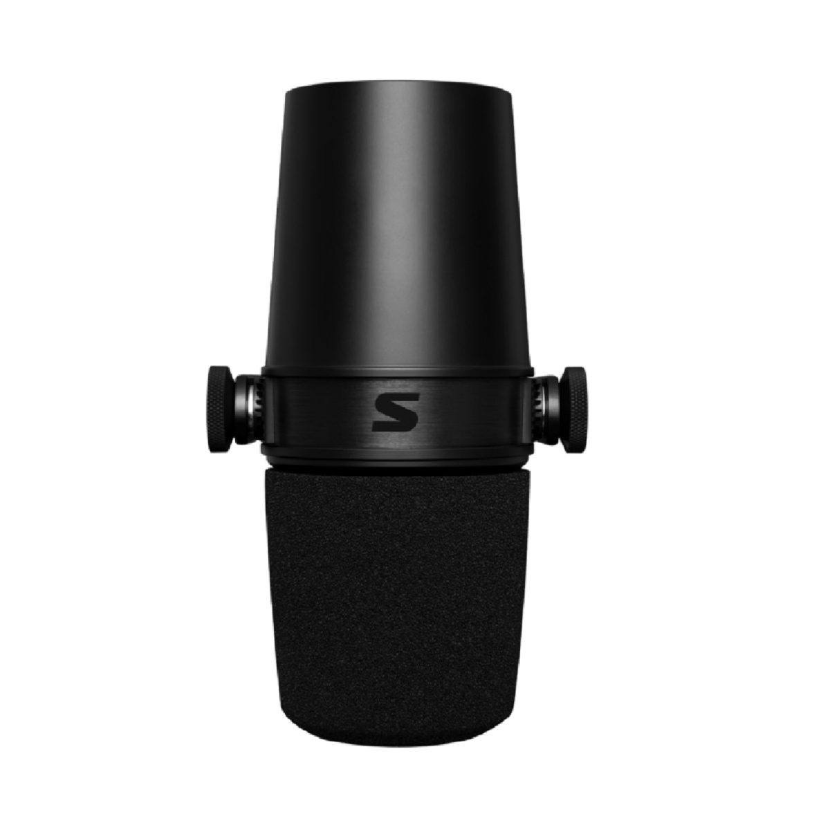 Shure - MV7X Podcast Microphone - Black Side
