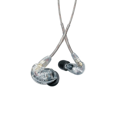 Shure – SE215 Pro écouteurs professionnels à isolation sonore – Transparent
