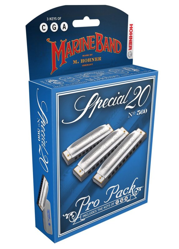 Hohner - Special 20 10-hole Diatonic Harmonicas (3-piece Set) #SPC20-3PK
