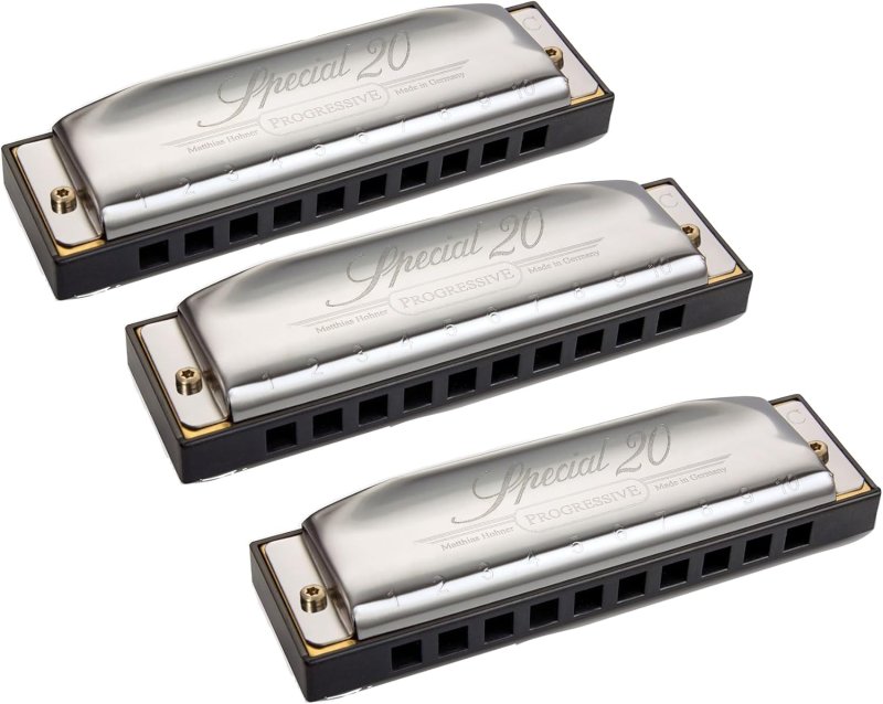 Hohner - Special 20 10-hole Diatonic Harmonicas (3-piece Set) #SPC20-3PK