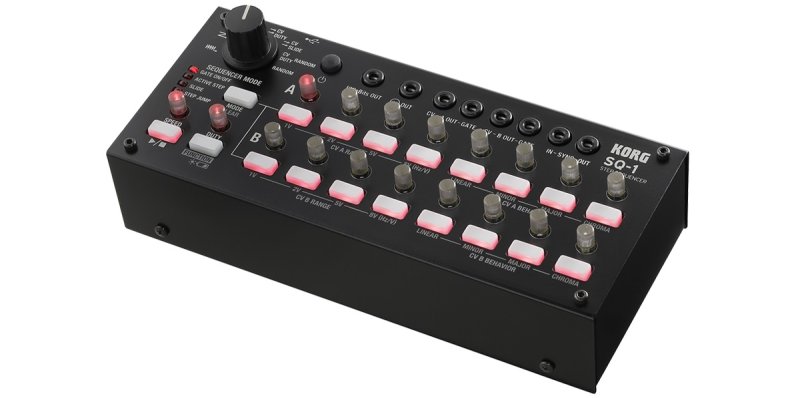 Korg - Compact Step Sequencer with 2 x 8 Steps, 8 Sequencer Modes, Volca-inherited Step Edit Buttons #SQ-1