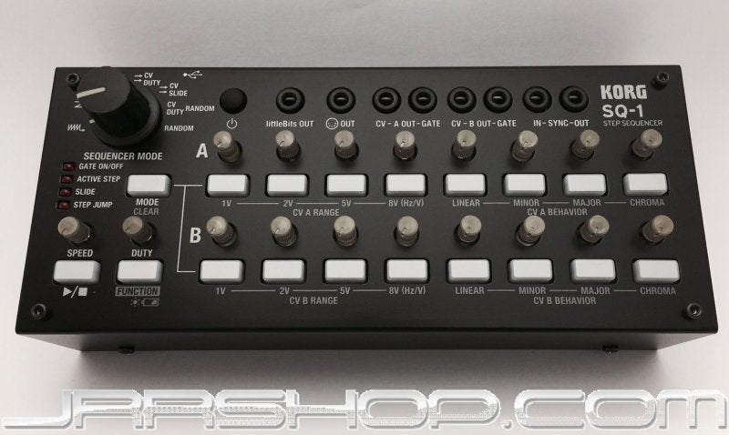 Korg - Compact Step Sequencer with 2 x 8 Steps, 8 Sequencer Modes, Volca-inherited Step Edit Buttons #SQ-1