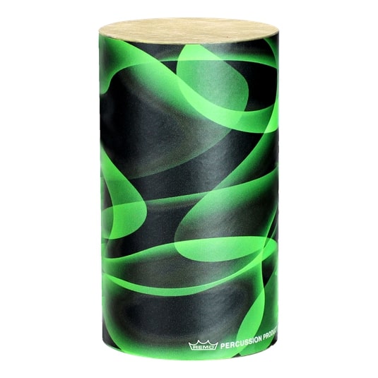 Remo - Bossa Shaker, Green And Clean, 4" X 2 1/4", Green #SR-0204-41