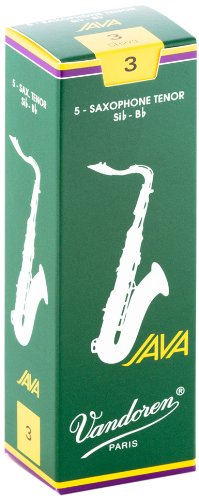 Vandoren - Tenor Sax JAVA Reeds Strength 3; Box of 5 #SR273