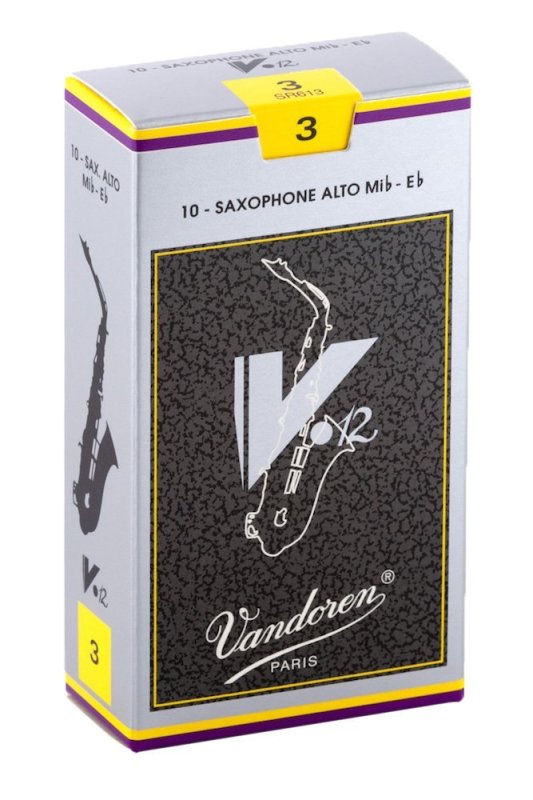 Vandoren - Alto Sax V.12 Reeds Strength 3; Box of 10 #SR613