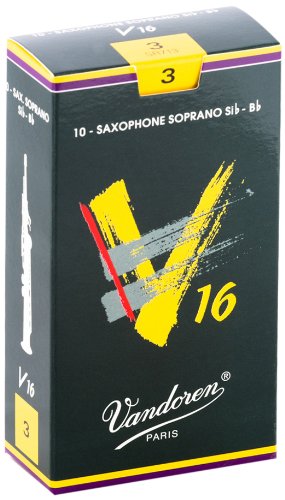 Vandoren - Soprano Sax V16 Reeds Strength 3; Box of 10 #SR713
