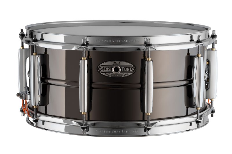 Pearl - 14" x 6.5" SensiTone Heritage Alloy Snare Drum, Black Nickel-over-Brass #STH1465BR