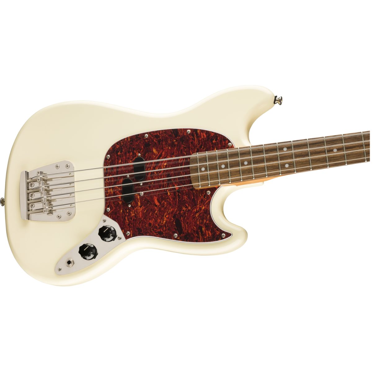 Squier Classic Vibe 60s Mustang Bass - Olympic White -back- 0374570505-front2
