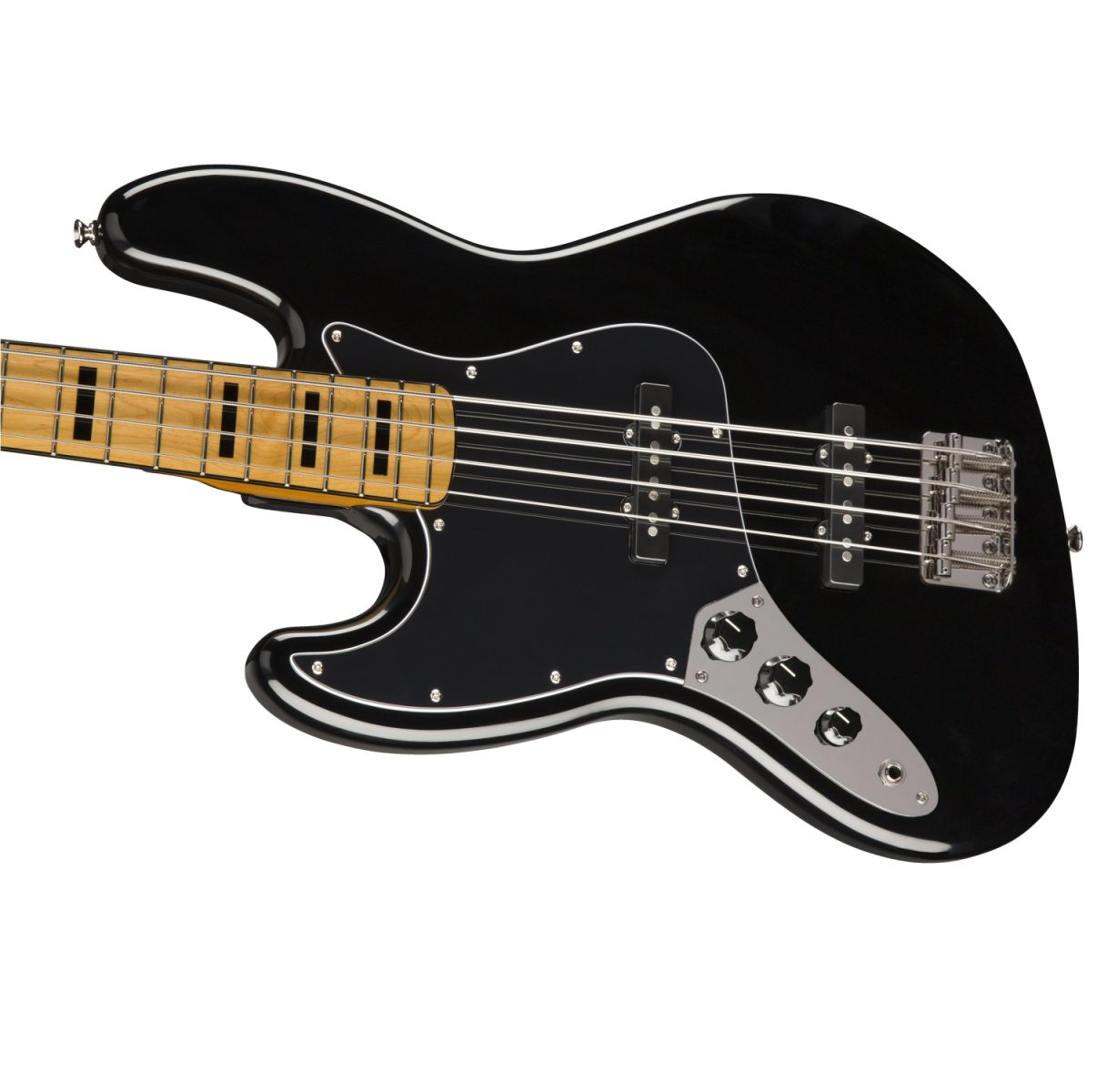Squier Classic Vibe '70s Jazz Bass - Left-Handed - Black - 0374545506-front3
