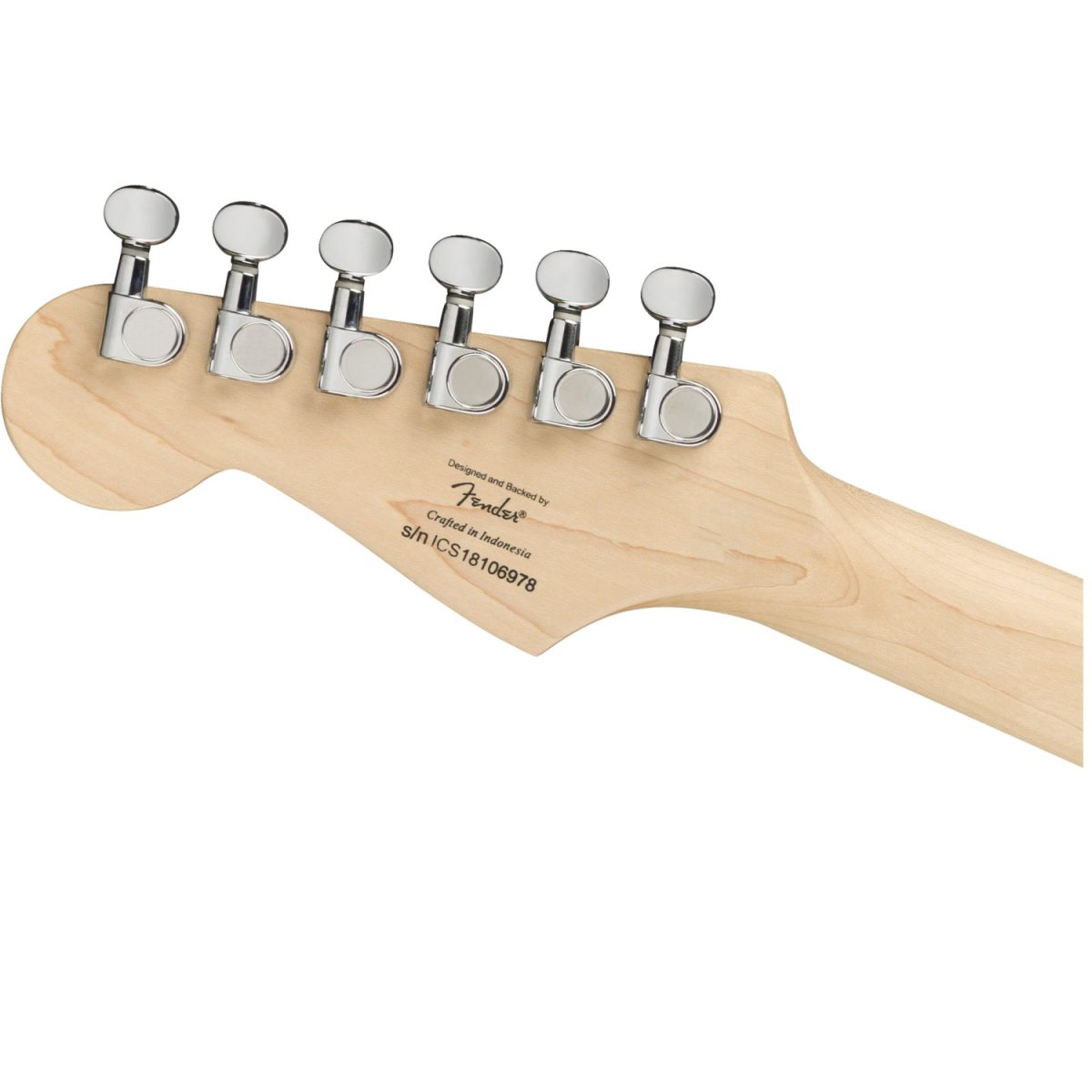Squier Mini Strat - w-Laurel Fingerboard - Black - 0370121506-head2