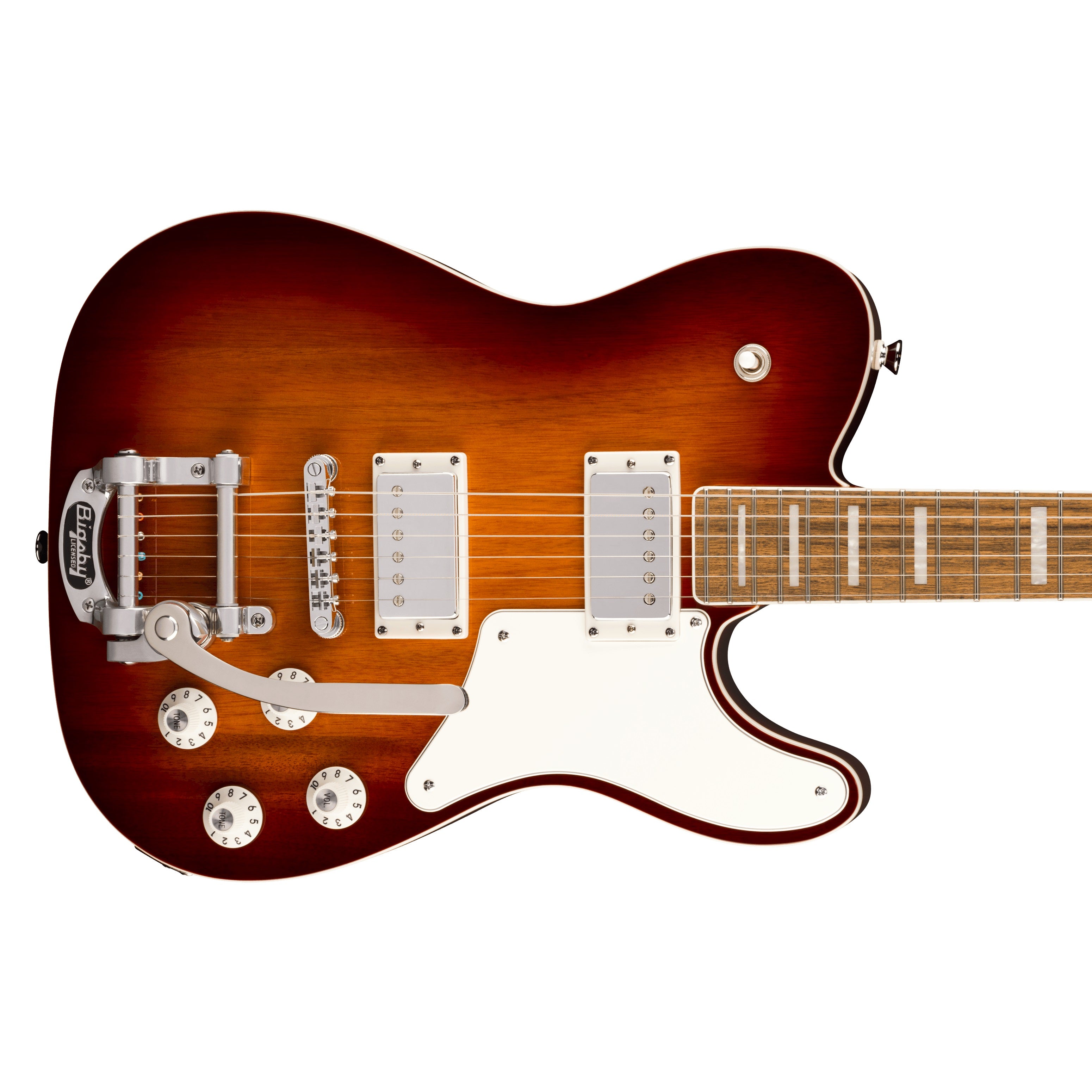 Squier - Paranormal Troublemaker Telecaster Deluxe Bigsby Honey Sunburst