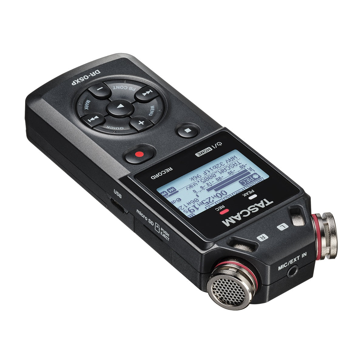 Tascam - DR-05XP 2-Channel 32-Bit Float Portable Handheld Recorder With USB-C Interface