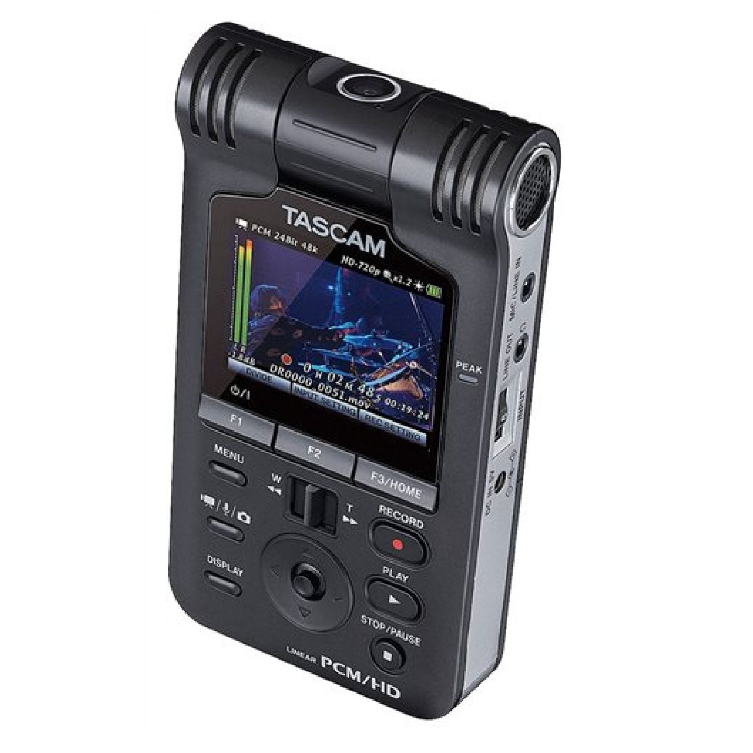 Tascam DR-V1HD - Linear Video/Audio Recorder Angle