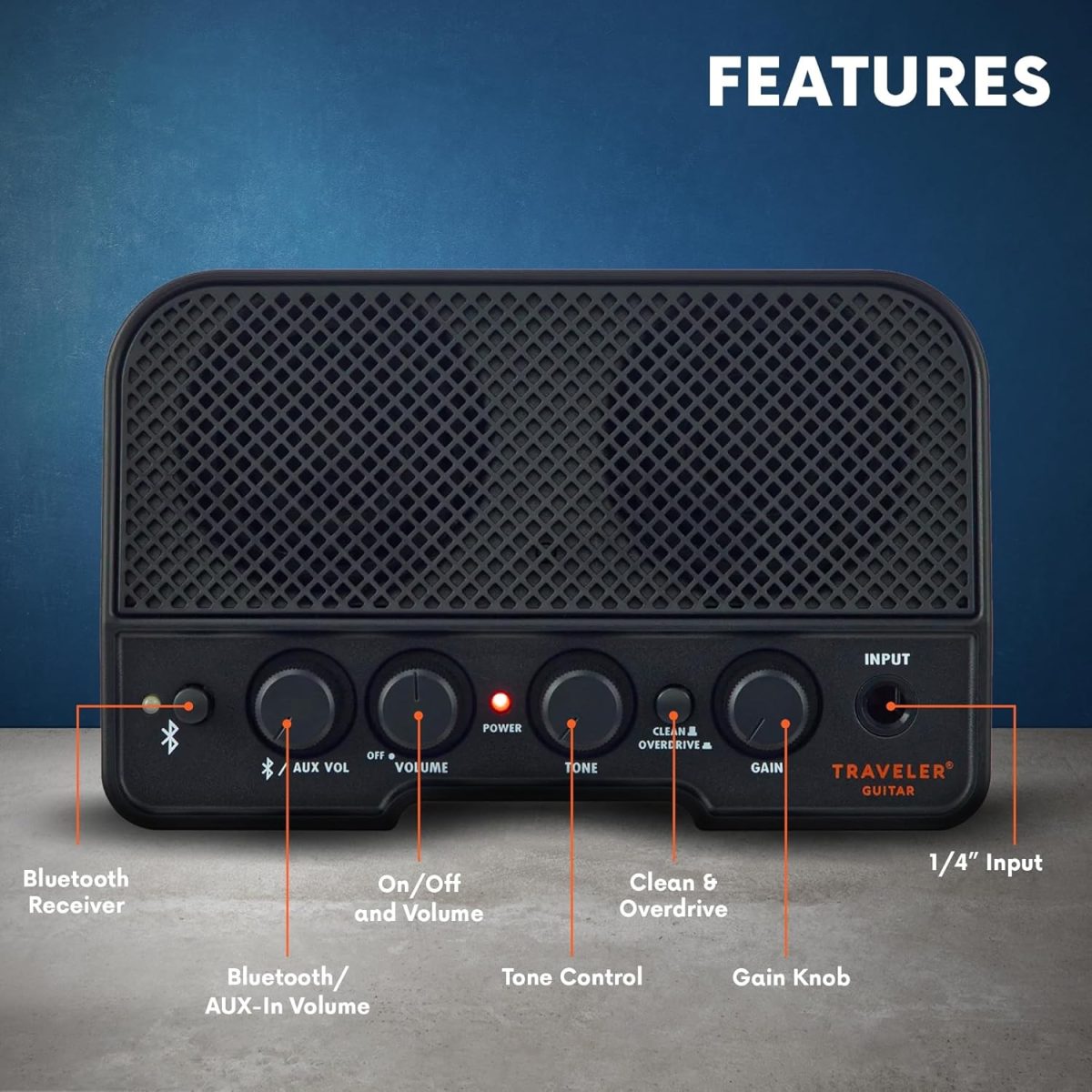 Traveler Guitar - MA-5 Black 5–Watt Small Guitar Amp