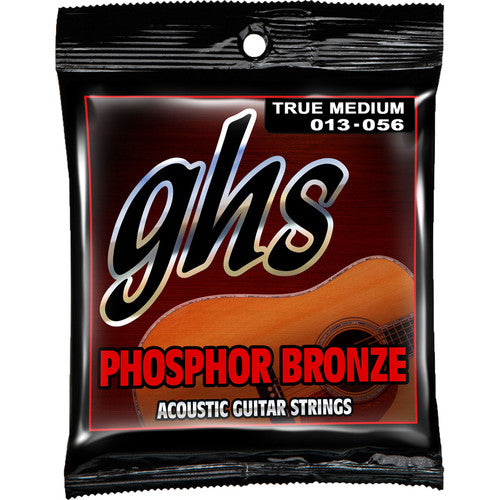 GHS - Phosphor Bronze Acoustic Guitar Strings - True-Medium 13-56 #TM335