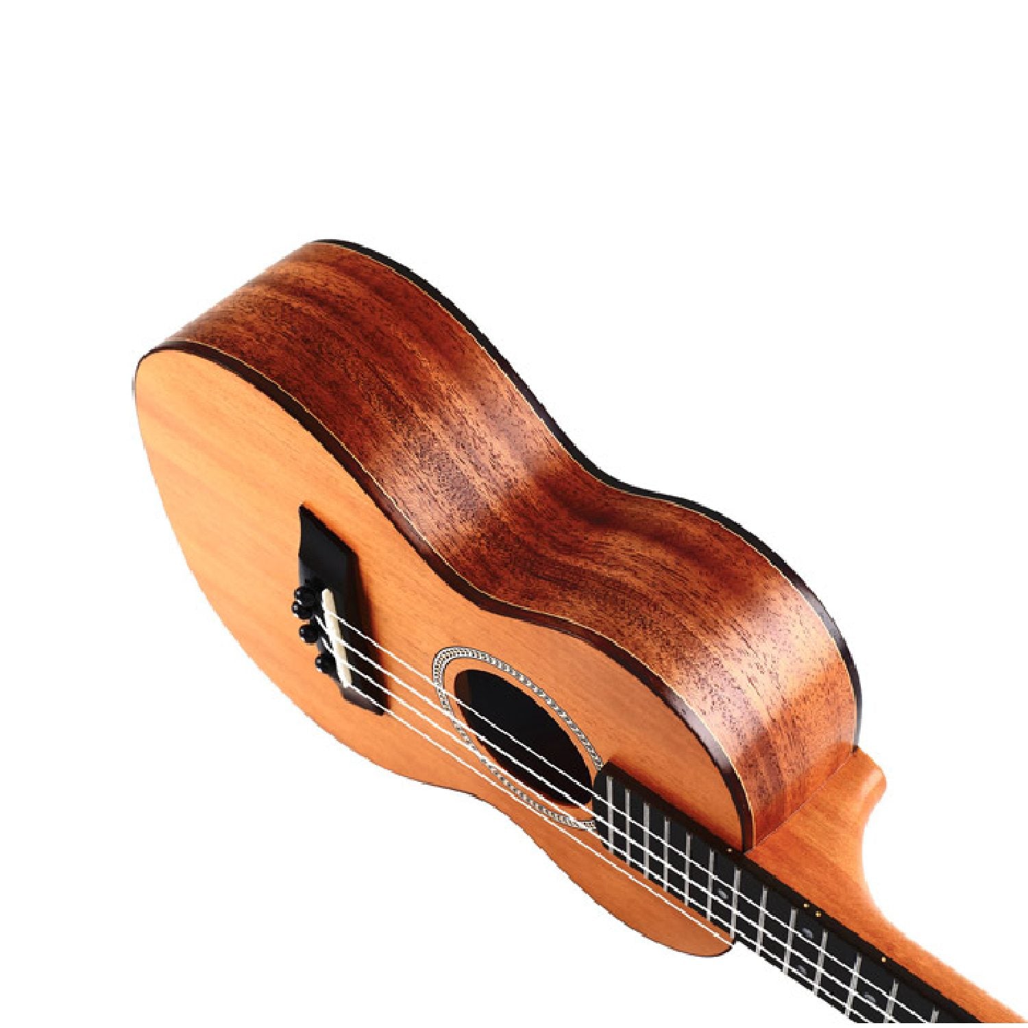 Twisted Wood Rock Roots Ukulele - RR200 side