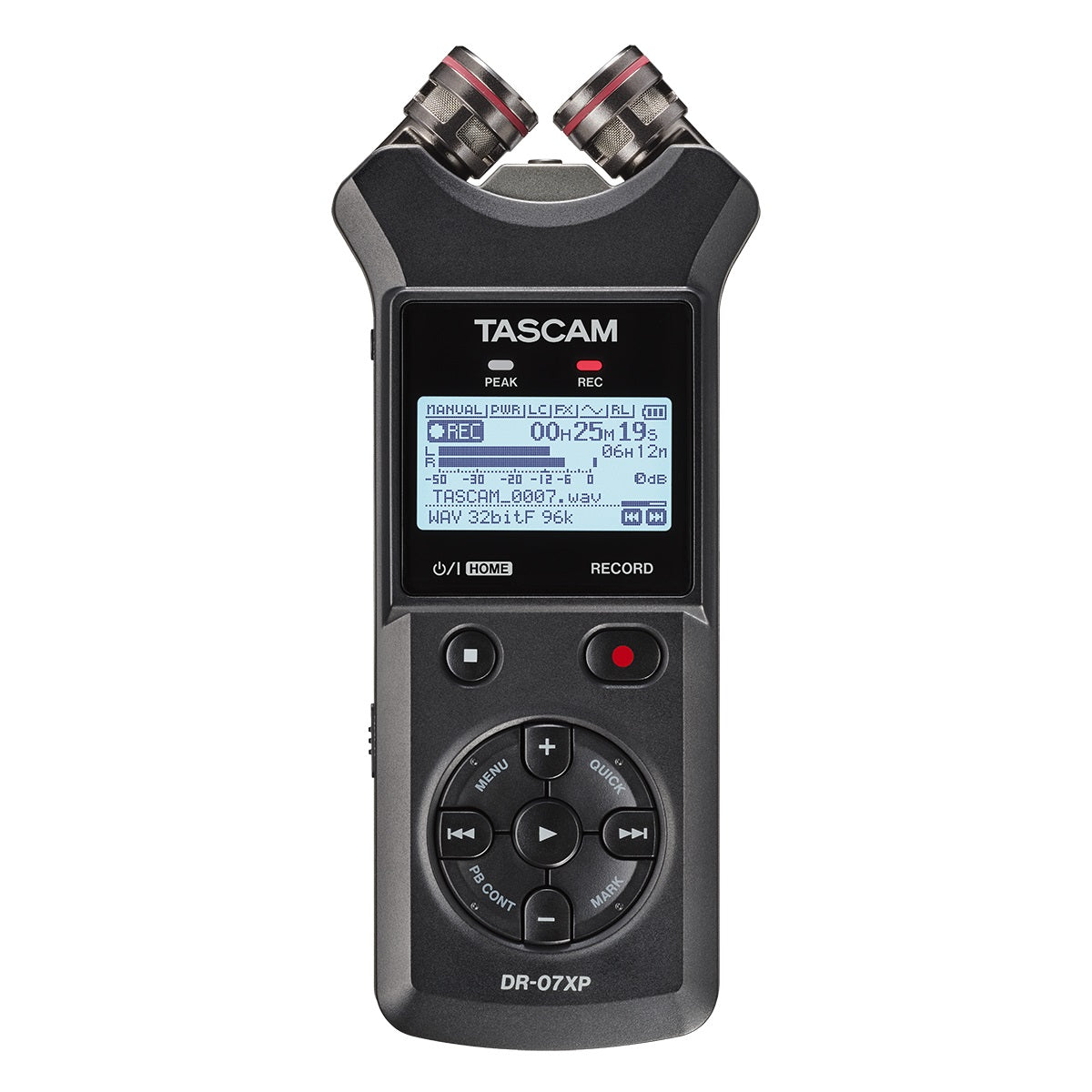 Tascam - DR-07XP Stereo Handheld Audio Recorder