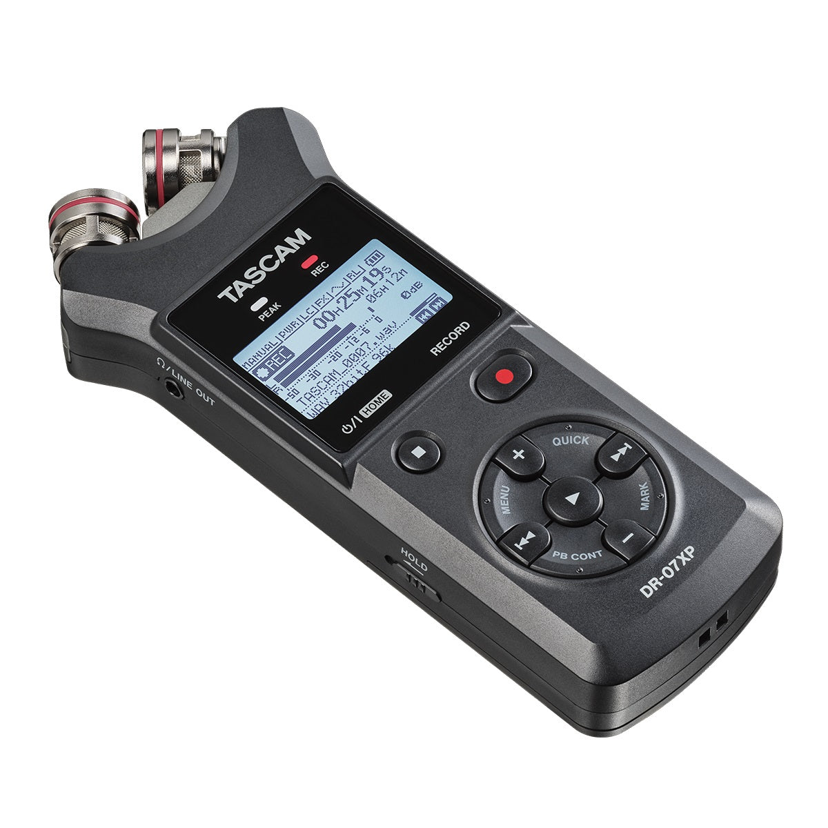 Tascam - DR-07XP Stereo Handheld Audio Recorder
