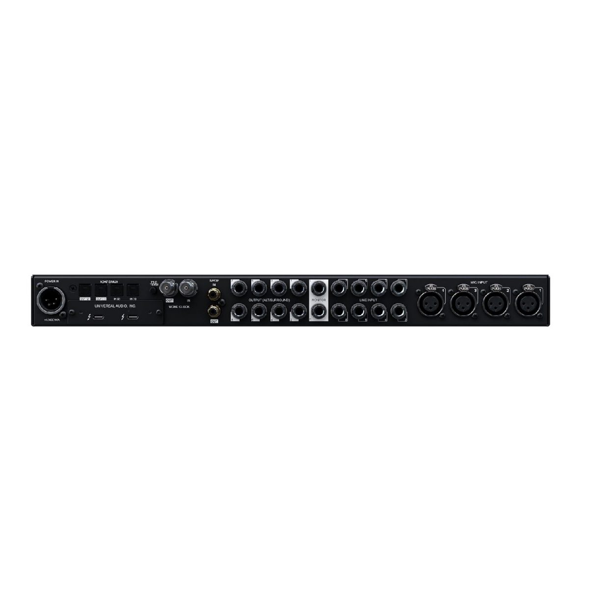 Universal Audio - Apollo x8 Rack-Mountable Thunderbolt 3 Audio Interface with UAD DSP Back