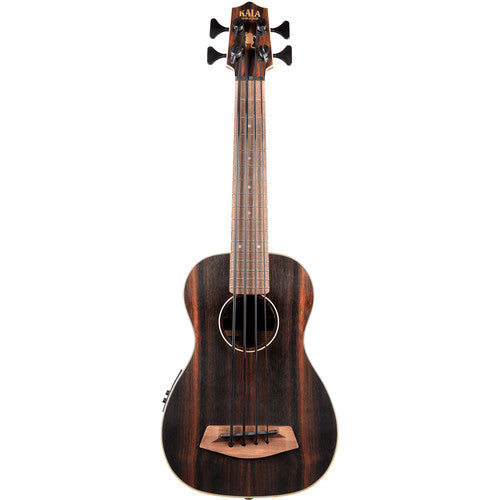 Kala - Striped Ebony Acoustic-Electric #UBASS-EBY-FS
