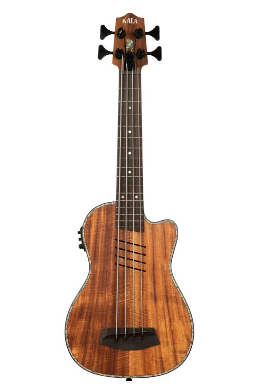 Kala - Hutch Hutchinson Signature Solid Hawaiian Koa Top UBASS #UBASS-HH-KOA-FS