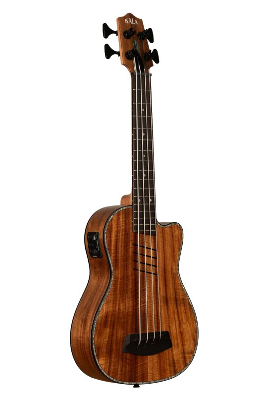 Kala - Hutch Hutchinson Signature Solid Hawaiian Koa Top UBASS #UBASS-HH-KOA-FS