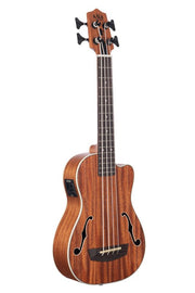 Kala - Journeyman Acoustic-Electric U-Bass With F-Holes Ukelele Bass Guitar #UBASS-JYMN-FS