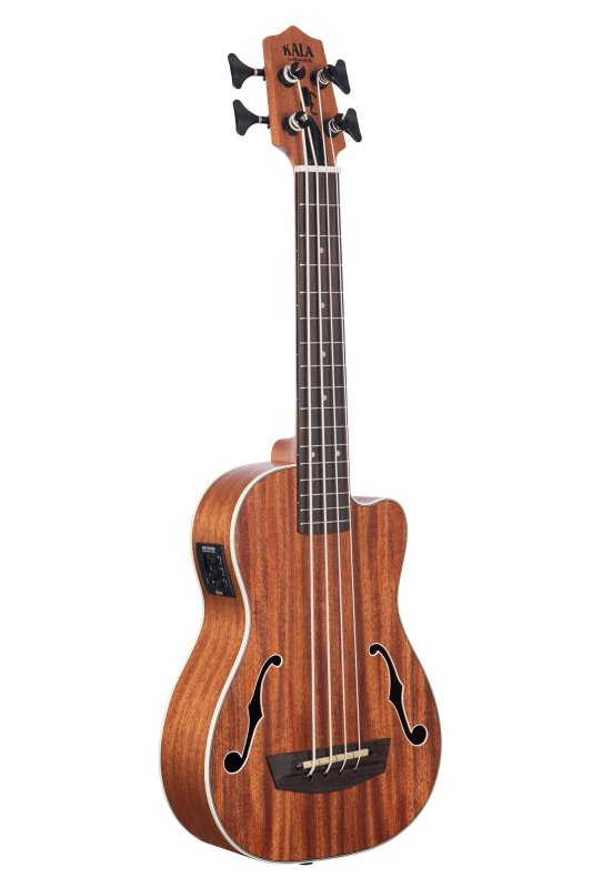 Kala - Journeyman Acoustic-Electric U-Bass With F-Holes Ukelele Bass Guitar #UBASS-JYMN-FS