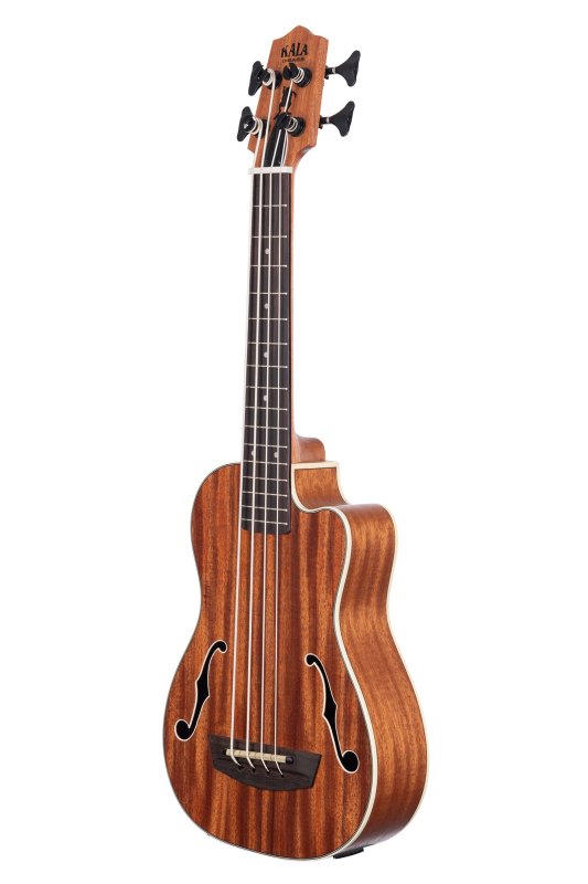 Kala - Journeyman Acoustic-Electric U-Bass With F-Holes Ukelele Bass Guitar #UBASS-JYMN-FS