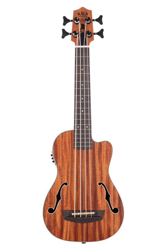 Kala - Journeyman Acoustic-Electric U-Bass With F-Holes Ukelele Bass Guitar #UBASS-JYMN-FS