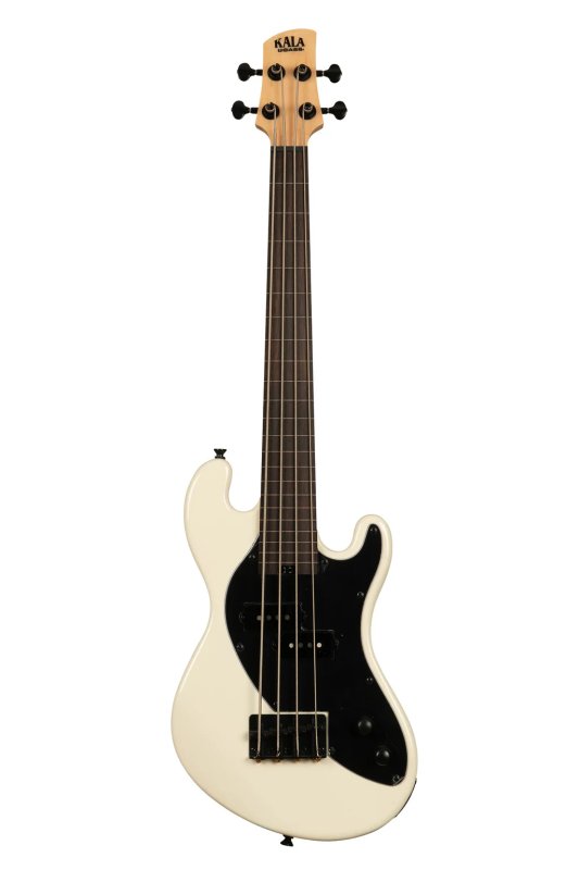 Kala - Solid Body 4-String Sweet Cream Fretless U•BASS® #UBASS-SB-CR-FL