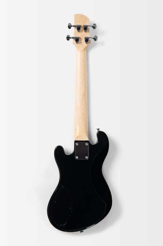 Kala - Solid Body 4-String Floral Black Burst Fretted U•BASS® #UBASS-SB-F-BKB-FS