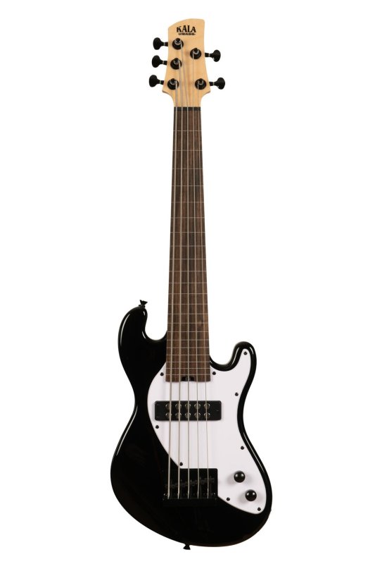 Kala - Solid Body 5-String Jet Black Fretless U-BASS #UBASS-SB5-BK-FL