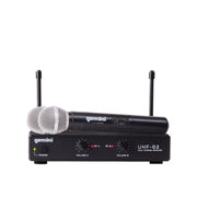 Gemini - Dual Channel Wireless handheld Microphone System, S34 533.7+537.2 #UHF-02M-S34