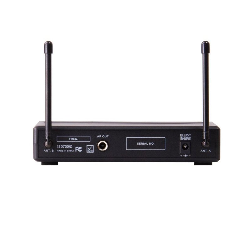 Gemini - Dual Channel Wireless handheld Microphone System, S34 533.7+537.2 #UHF-02M-S34