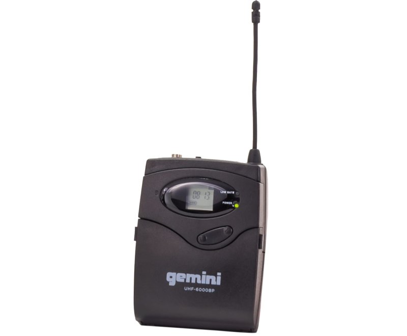 Gemini - Single Channel Wireless Headset Lavalier Microphone System #UHF-6100HL-R2