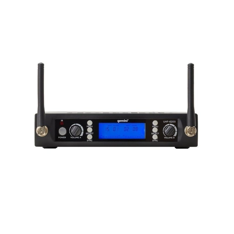 Gemini - Dual Channel Wireless Headset Lavalier Microphone System #UHF-6200HL-R2