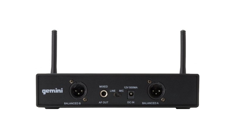 Gemini - Dual Channel Wireless Handheld Microphone System #UHF-6200M-R2