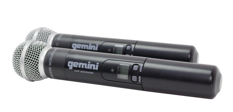 Gemini - Dual Channel Wireless Handheld Microphone System #UHF-6200M-R2