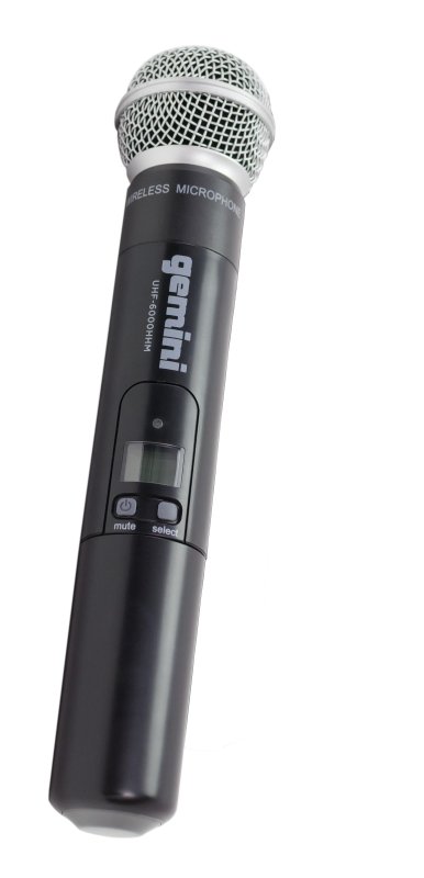 Gemini - Dual Channel Wireless Handheld Microphone System #UHF-6200M-R2