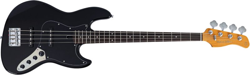 Sire - Sire V3 New Gen 4-String Jazz Bass Guitar with Marcus Standard J-Revolution Pickups, Black Satin #V3-4-NEWGEN-BKS