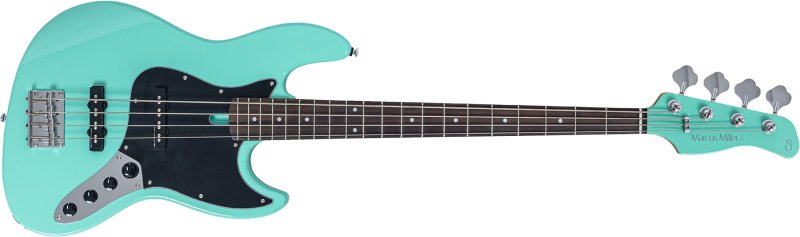 Sire - Sire V3 New Gen 4-String Jazz Bass Guitar with Marcus Standard J-Revolution Pickups, Mild Green #V3-4-NEWGEN-MLG
